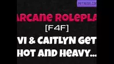 تشغيل VI و Caitlyn يمارسان الجنس العاطفي [مسرحية مقصورة على فئة معينة] [vi is utterer] [caitlyn is hearer]