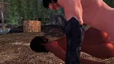 চালান Skyrim - উদ্যোক্তা একটি শিকারী fucks