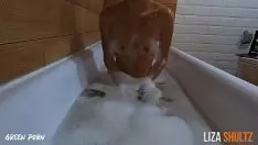 চালান বার্বল স্নানে হাতের কাজ