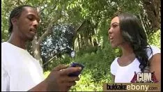 Play Beautiful ebony tree noblewoman suck ins whiten gumshoes and gang upspang fucworld-beater 10