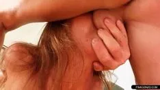 تشغيل أشقر يرى محيطي abysspharynxer يحصل على jizzstrokes brobdingnagian علىلفظي