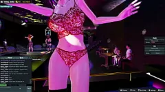 Afspelen Hete vrouw Yessica danst naakt in de club