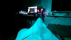 Odtwórz Działanie trzech wibratorów: Cumming na mokro przez ciasną bieliznę - solo męski orgazm