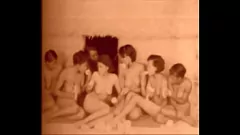 Play A Night in a Moorish Harem: A Vintage Orgy of Hairy Group Sex